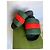 Sandali Gucci Demetra in nylon imbottito rosso e verde - vista 2