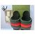 Sandali Gucci Demetra in nylon imbottito rosso e verde - vista 5