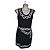 Moschino Cheap And Chic Midi Kleid schwarz weiß
