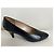 Décolleté Chanel blu navy in pelle - vista 9