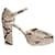 Décolleté Mary Jane Gucci Python Grigio  - vista 1