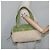 CHANEL Borsa a mano in cotone beige CC Auth 102761 - vista 23