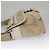 PRADA Borsa a Spalla Nylon Beige Argento Auth 103773 - vista 4