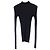 Jil Sander Ripp-Turtleneck-Pullover aus marineblauer Wolle