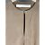 Abrigo Duster de Cuero Suede sin Cuello DROMe Beige Castaño - vista 6