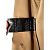Abrigo Duster de Cuero Suede sin Cuello DROMe Beige Castaño - vista 9