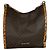 Michael Kors Newbury Medium Chain Stud Borsa a spalla Marrone Gold hardware