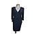 Ganni Kleid Schwarz Blau Synthetik