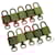 LOUIS VUITTON Padlock 10set metal Gold Tone LV Auth 102749  ref.1877583