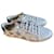 Tênis baixos Yves Saint Laurent Court em couro branco  - vista 1