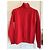 Victoria Beckham Rollkragenpullover aus rotem Kaschmir - Ansicht 3