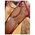 Sandali Charlotte Olympia in suede rosso con piume - vista 3
