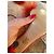 Sandali Charlotte Olympia in suede rosso con piume - vista 7
