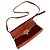 Bolso Valentino Garavani Rockstud Piel Granulada Marrón Oscuro