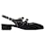 Autre Marque Sling Back Queen - Carel - Denim - Black Cotton  ref.1877896