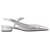 Autre Marque Sling Back Oceano - Carel - Leather - Argenté Silvery Metallic Pony-style calfskin  ref.1877937