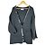 Christopher Kane Pailletten Cardigan Oversize Grau Wolle