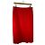 Gonna a matita in lana vergine Michael Kors rossa Rosso