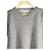 Alexander McQueen Wollpullover mit Cold Shoulder Grau  - Ansicht 4