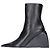 Off white Stiefeletten aus Leder - Ansicht 3