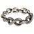 Yves Saint Laurent Pulsera Snake Link YSL en tono plateado - vista 2