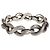 Yves Saint Laurent Pulsera Snake Link YSL en tono plateado - vista 5