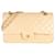 Timeless Chanel Vintage 24K Beige Quilted Lambskin Medium Classic Double Flap Bag Leather  ref.1878387
