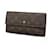 Louis Vuitton Porte tresor international Brown Cloth  ref.1878837