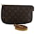 Louis Vuitton Pochette Accessoire Brown Cloth  ref.1879093