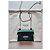 Autre Marque Salar Milano Bebe Crackle mini borsa in pelle verde - vista 5