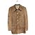Autre Marque Giacca in pelle di cervo marrone XS