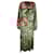 Autre Marque  Rotate Birger Christensen Beatrix Floral Print Midi Wrap Dress in Multicolor Velvet Multiple colors  ref.1879268