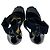 Hochhackige Sandalen aus Lackleder Peep Toe BARBARA BUI Schwarz - Ansicht 3