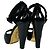 Hochhackige Sandalen aus Lackleder Peep Toe BARBARA BUI Schwarz - Ansicht 4