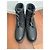 Botas Timberland 6 polegadas em couro preto e lã cinza escuro Cinza antracite - vista 4