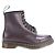 Botas Dr. Martens de piel rojo oscuro Burdeos