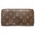 Louis Vuitton Monogram Zippy Wallet M41895 Brown
