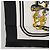 Hermès Foulard HERMES Carre 90 ""BRIDES de GALA"" in seta nero e bianco Auth ki5241 - vista 9