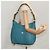 Borsa a spalla in pelle blu Coach Auth yk16171 - vista 23