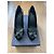 Décolleté Louis Vuitton in vernice nera Nero - vista 3