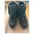 Louis Vuitton Millennium Wedge Sneaker Schwarz Leder - Ansicht 2