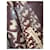 Sciarpa Maxi Dior Oblique Monogram Marrone Seta  - vista 10