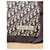 Sciarpa Maxi Dior Oblique Monogram Marrone Seta  - vista 4