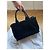 Borsa a mano Prada Canapa in tela nera con finiture oro Nero Beige Gold hardware - vista 3