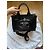 Borsa a mano Prada Canapa in tela nera con finiture oro Nero Beige Gold hardware - vista 4