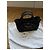 Borsa a mano Prada Canapa in tela nera con finiture oro Nero Beige Gold hardware - vista 8