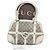 Borsa Gucci in tela e pelle bianca beige