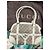Borsa Gucci in tela e pelle bianca beige - vista 2