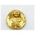 Orecchini a bottone martellato Chanel Gold hardware - vista 4