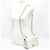 Chanel Classico Senza Tempo Flap Singolo Completo 24K GHW Bianco - vista 5